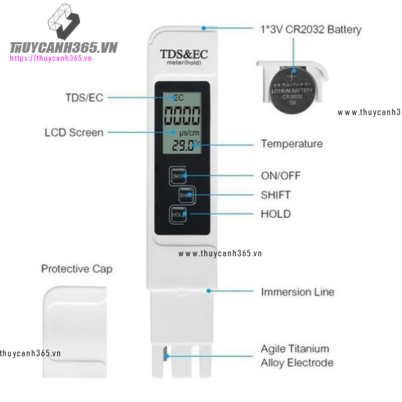 Bút thử nồng độ TDS