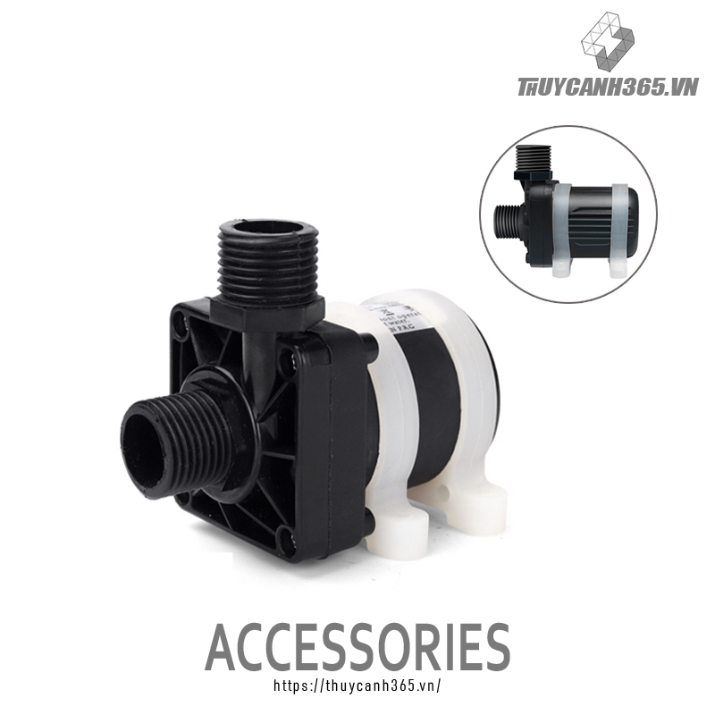 Bơm nước mini 12V DC công suất 25W không chổi than